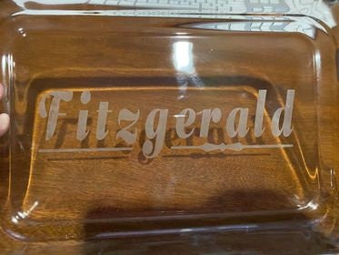Personalized Glass Baking Dish