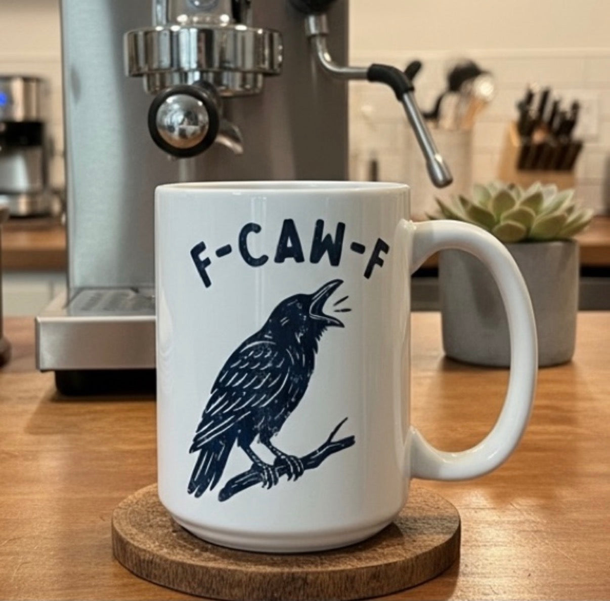 F-Caw-F Raven Crow Mug