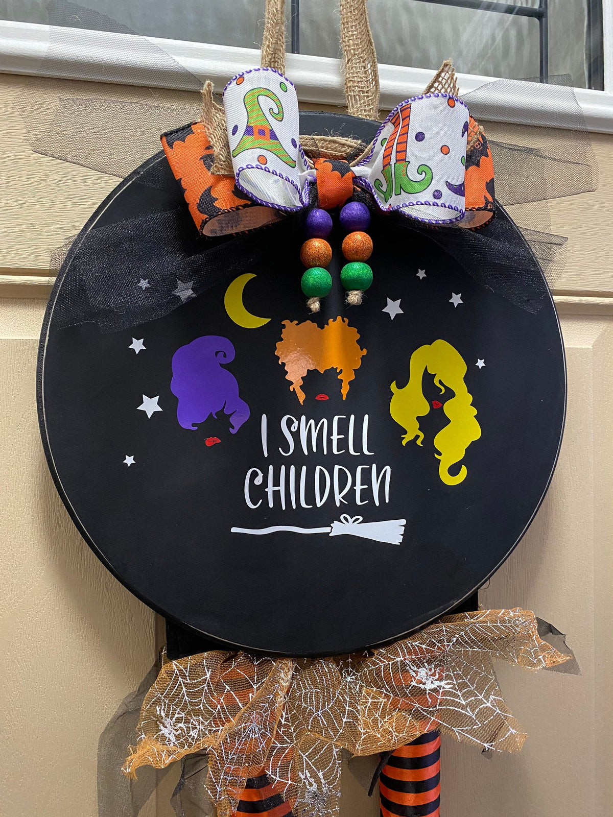 Witchy Halloween Door Sign