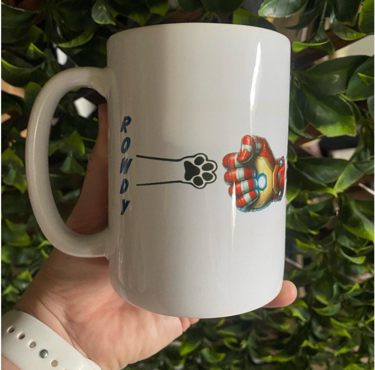 Dad Superhero Personalized Mug