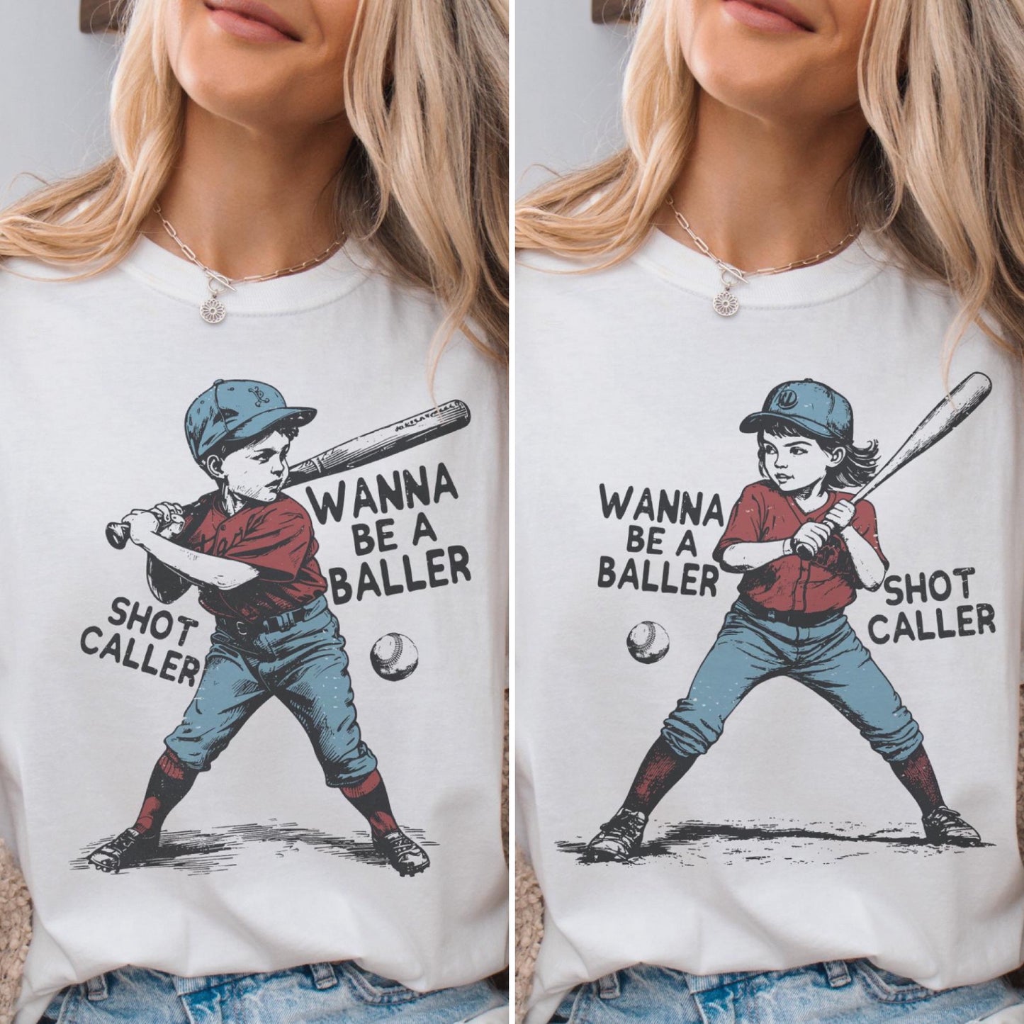 Baller Baseball Softball Shirt