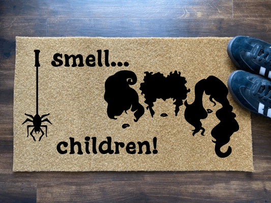 I Smell Children Halloween Doormat