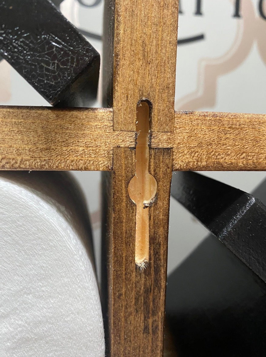 Wooden Toilet Paper Holder Bathroom Decor