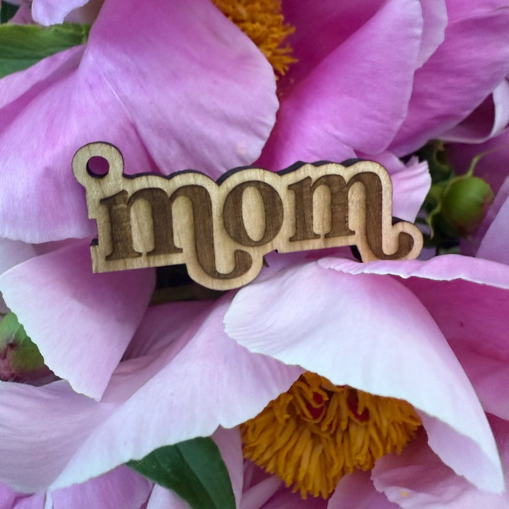 Mom Madre Mama Wooden Keychain