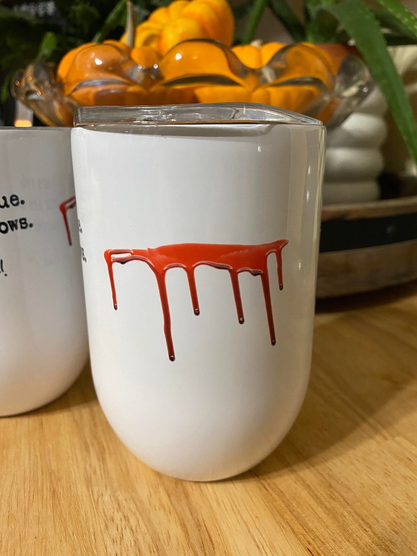 True Crime Insulated Wine Cup CUSTOMIZABLE | Murder Show | Crime Scene | Crime Show Addict | Crime Junkie| Blood Stains Are Red Ultraviolet