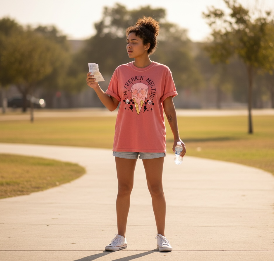 Freaking Melting Skull Ice Cream Shirt