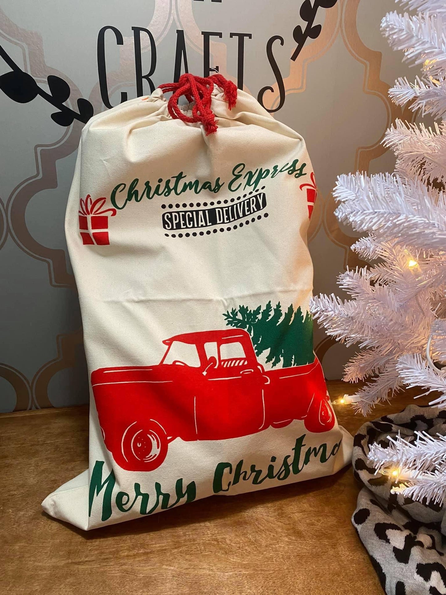 Santa Sack Personalized and Reusable Christmas Present Bag