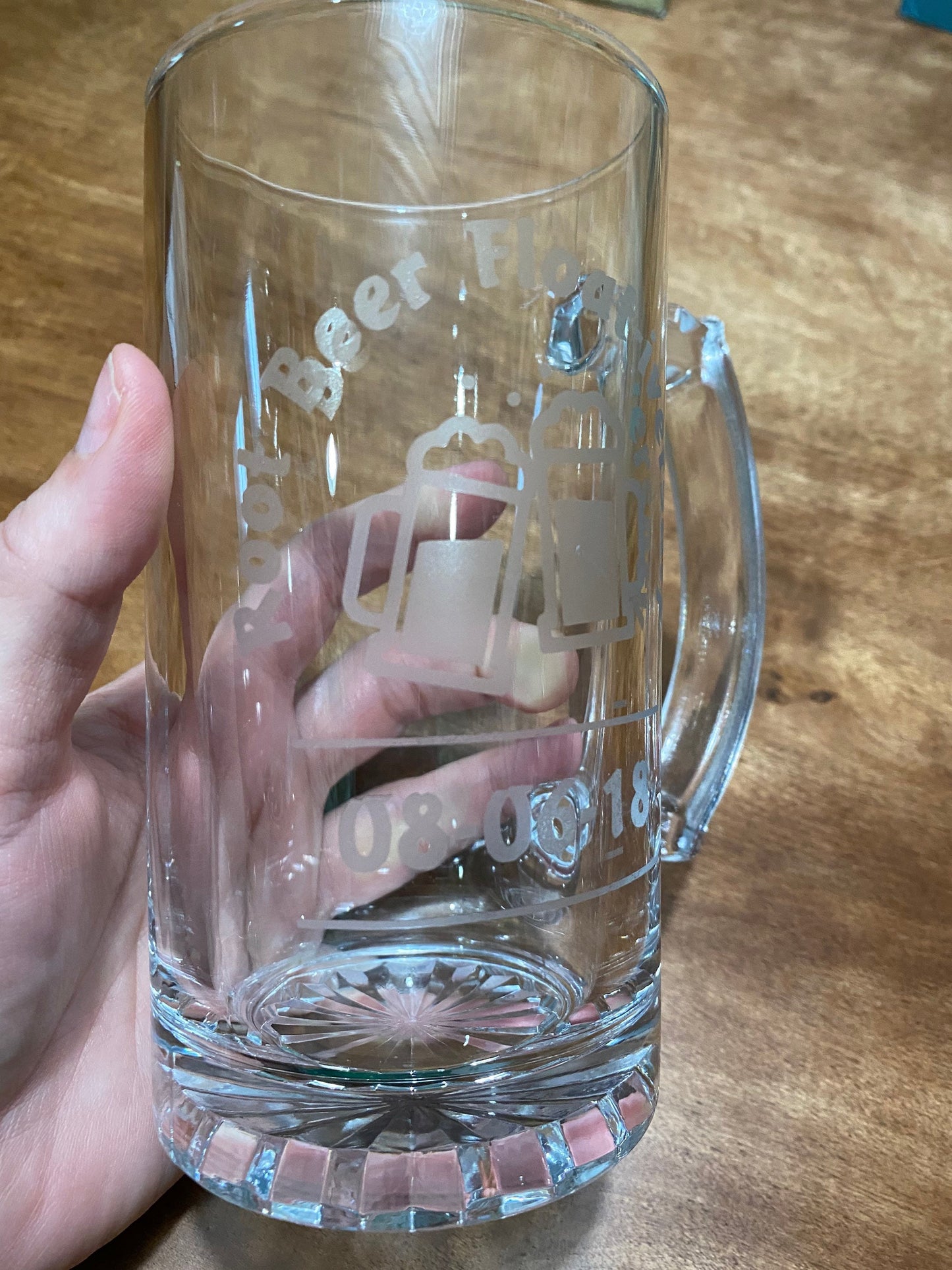 Personalized 16 oz. Stein perfect for glass for beer or root beer floats