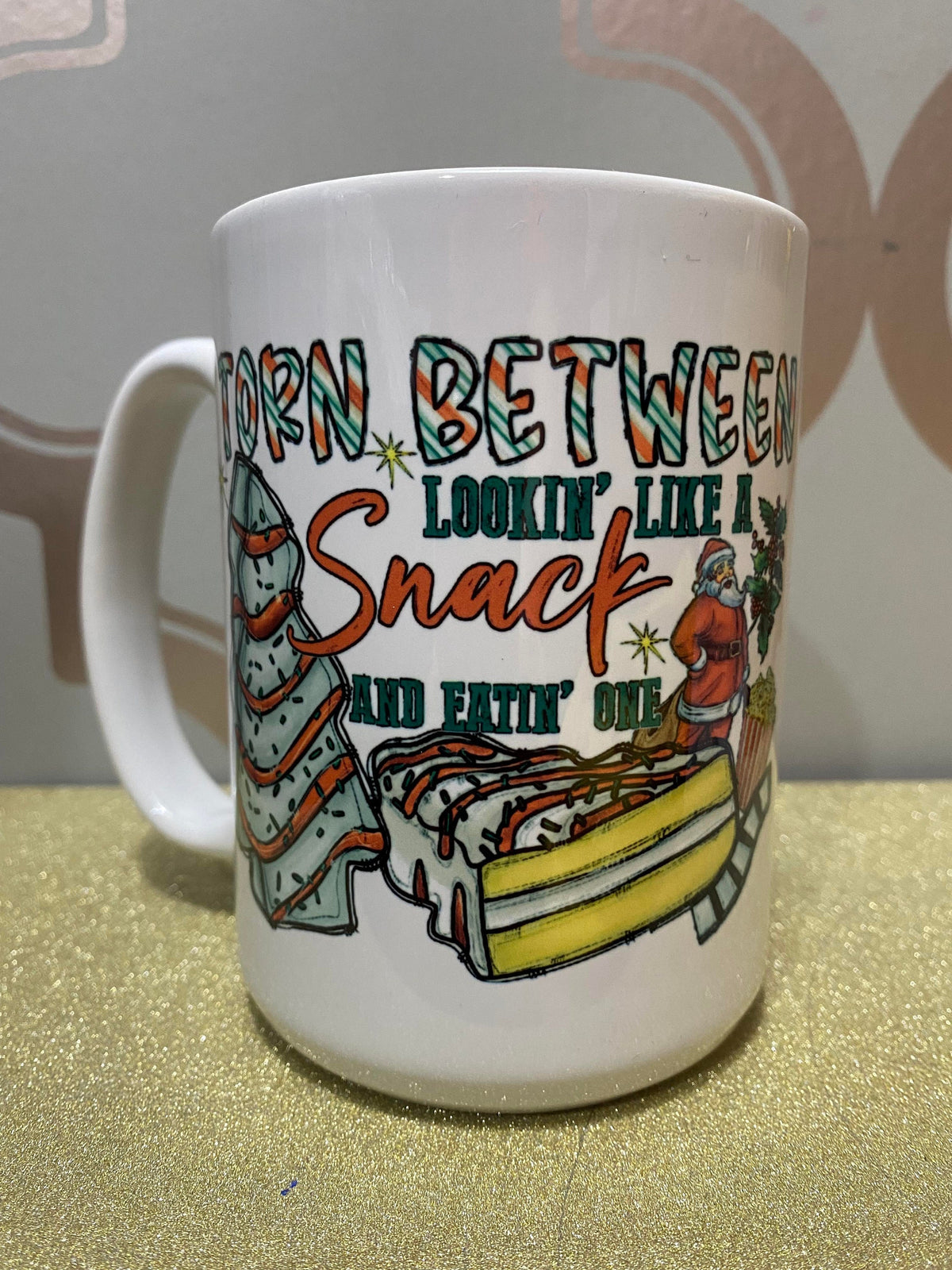 Christmas Snack Cake Mug