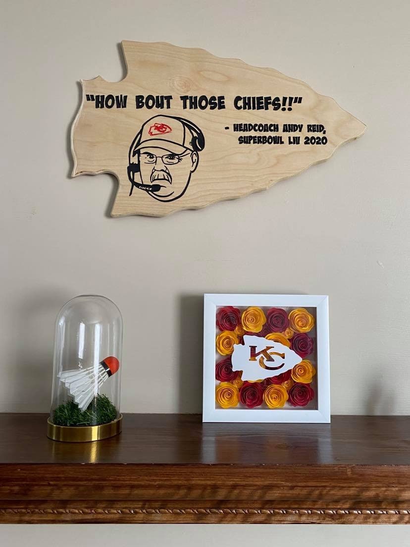 Big Red Arrowhead Wall Art