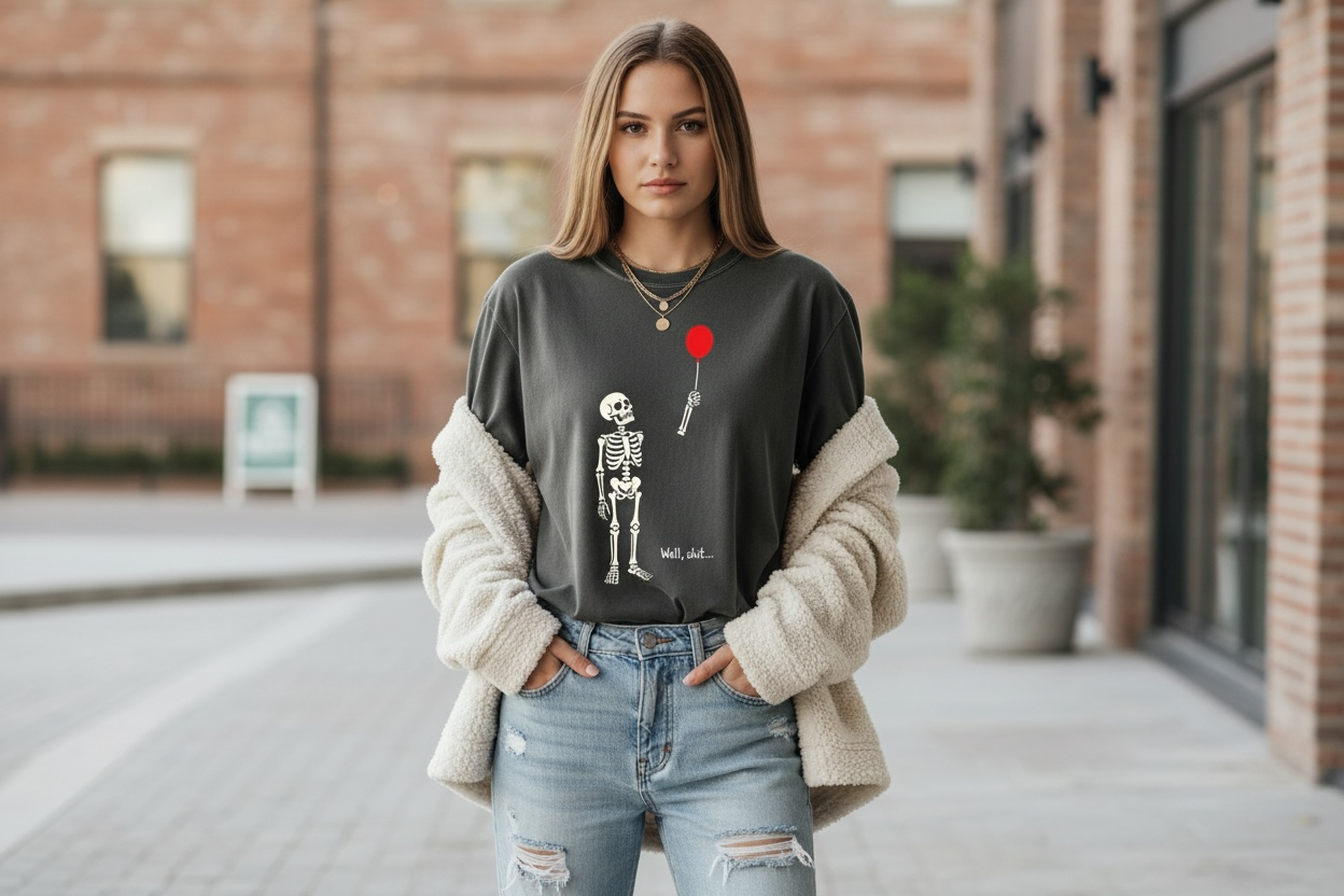 Well Shit Skeleton Shirt