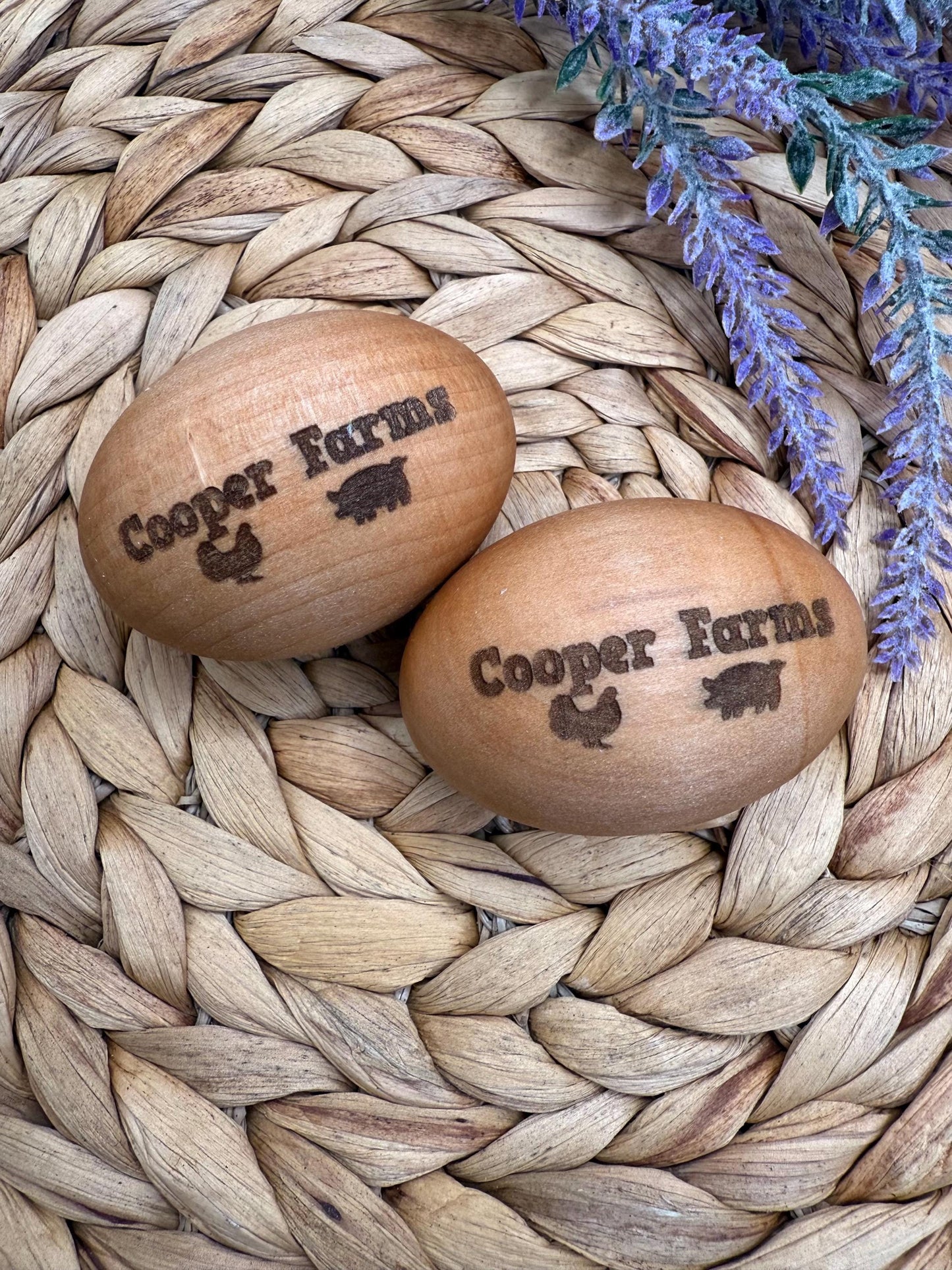 Personalized Easter Wooden Eggs
