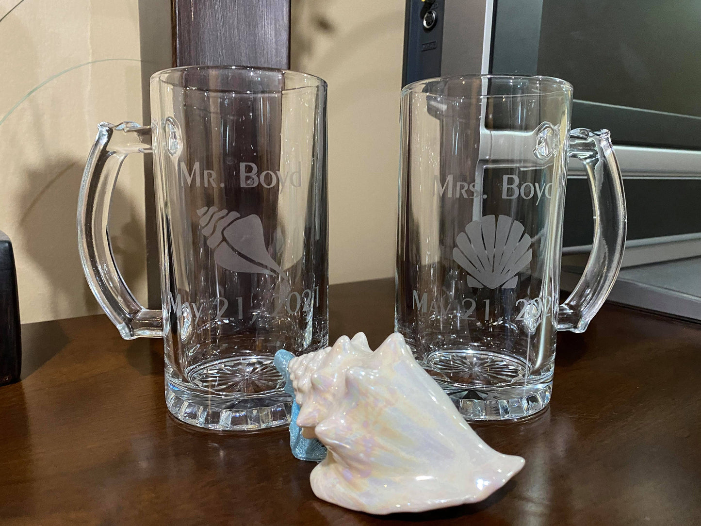 Personalized 16 oz. Stein perfect for glass for beer or root beer floats