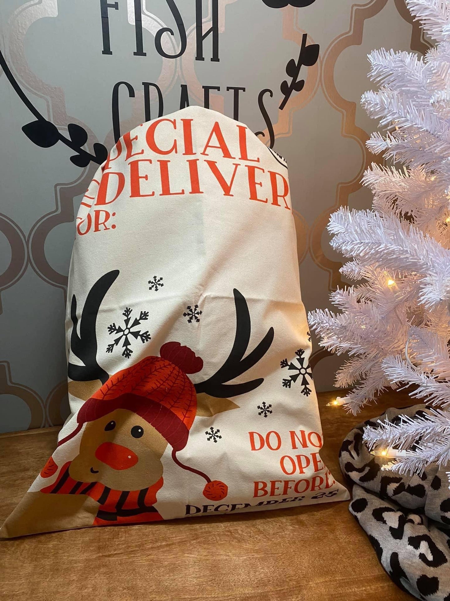 Santa Sack Personalized and Reusable Christmas Present Bag