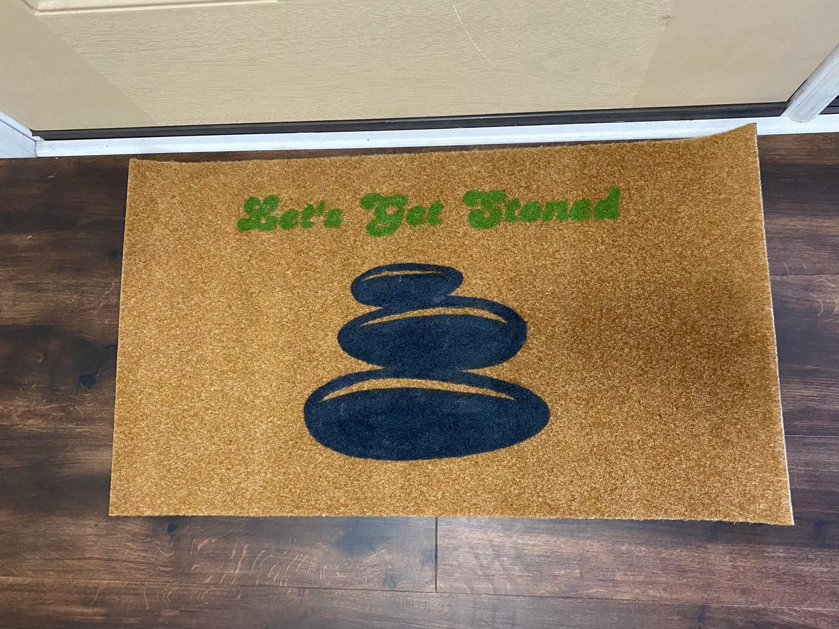 Let's Get Stoned Doormat