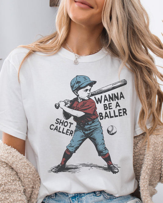 Baller Baseball Softball Shirt