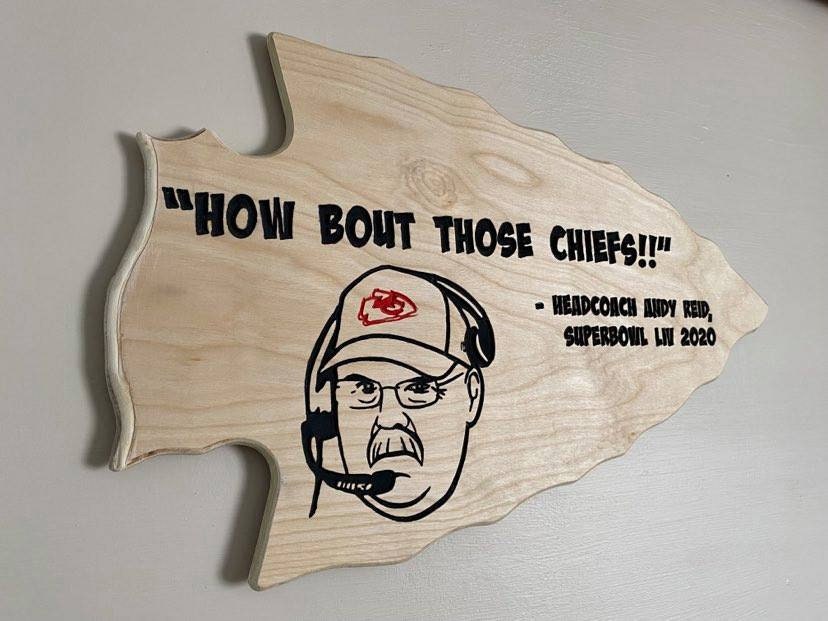 Big Red Arrowhead Wall Art