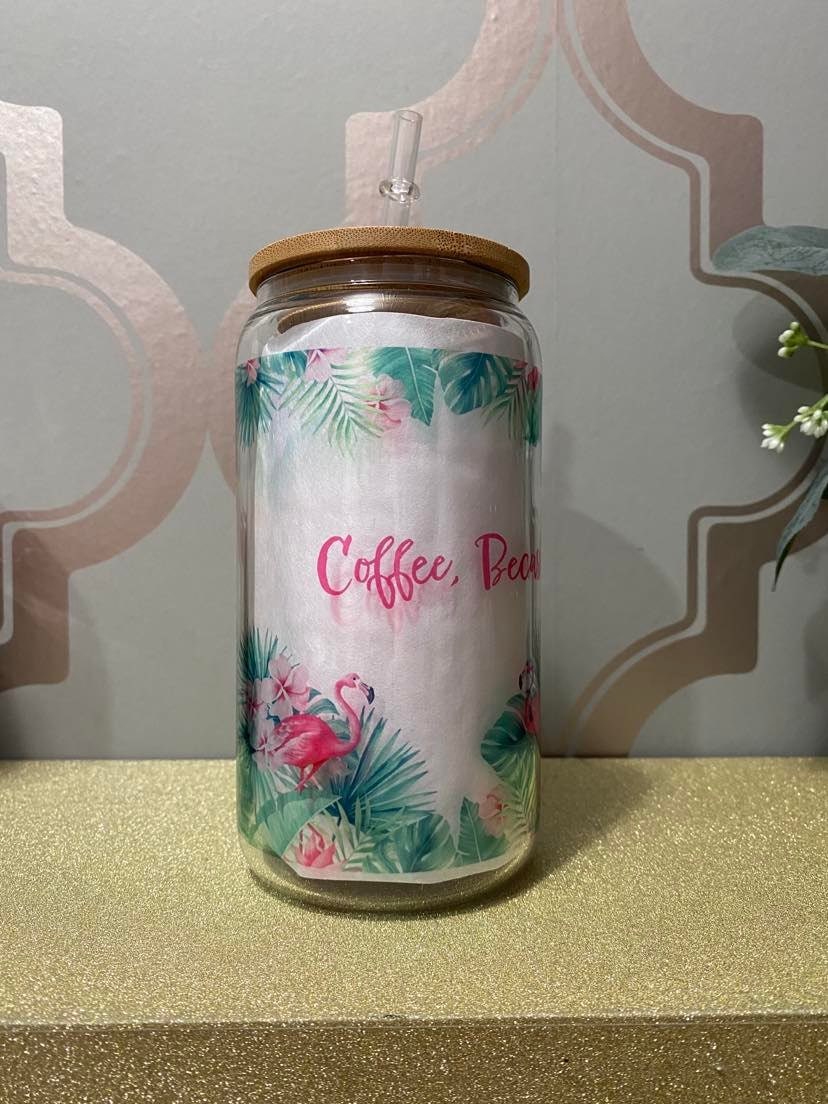 Coffee, Because Adulting Is Bullshit Coffee Glass Can