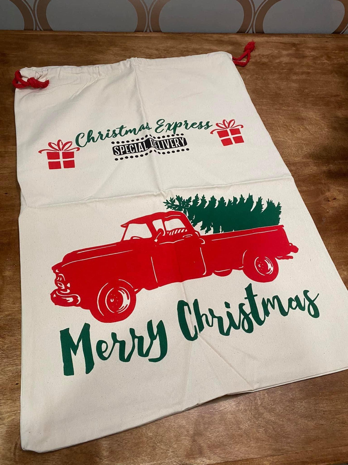Santa Sack Personalized and Reusable Christmas Present Bag