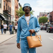 Load image into Gallery viewer, Floral Tassel Leather Bag Charm
