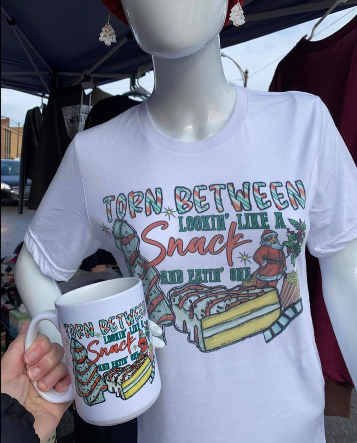 Christmas Snack Cake Mug
