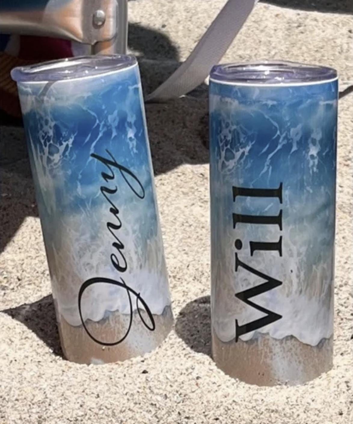 Beach Tumbler Personalized