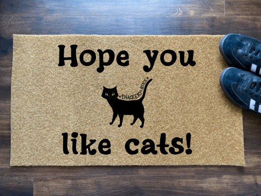 Hope You Like Cats Thackery Binx Halloween Doormat