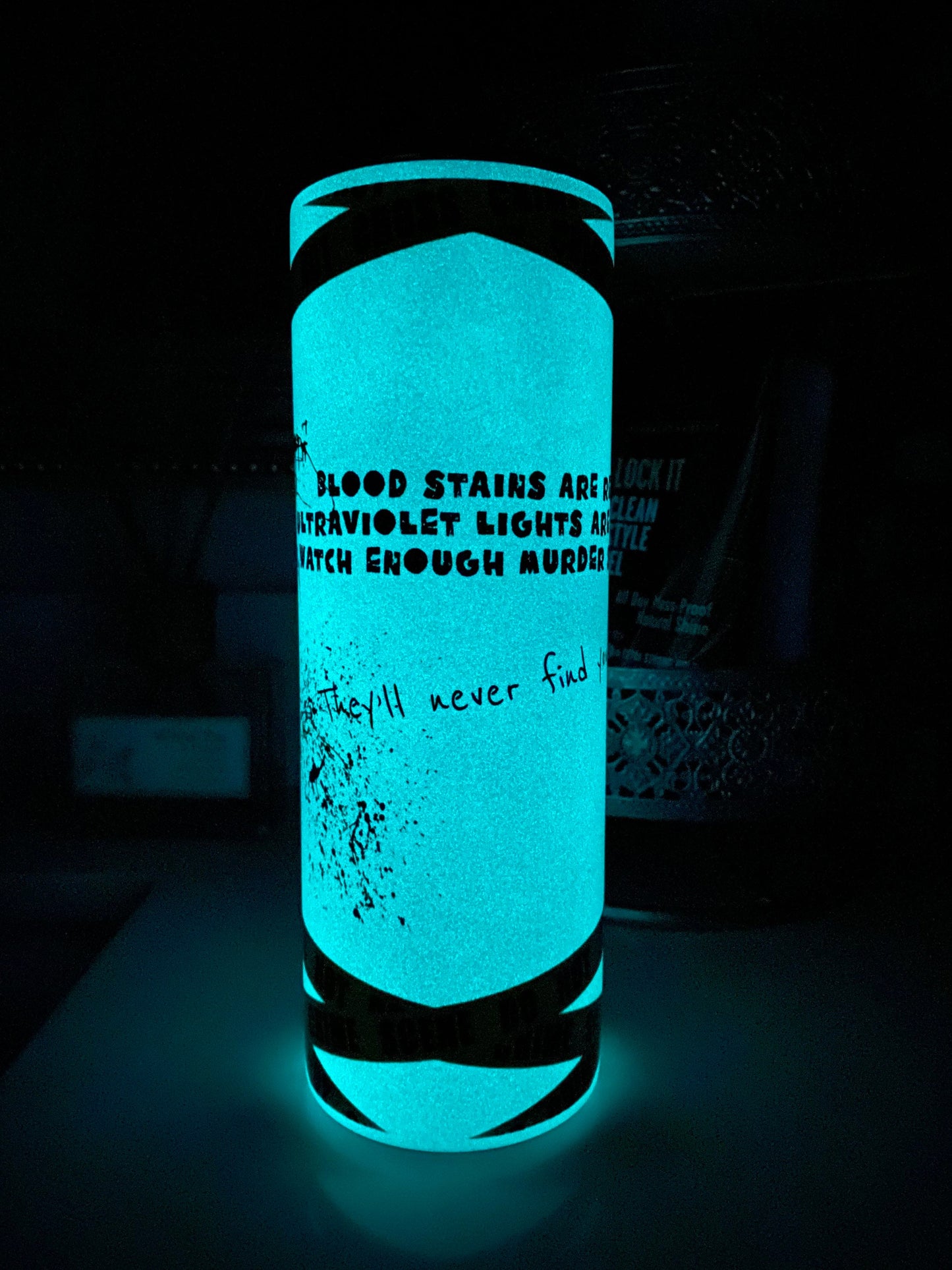 True Crime Glowing Tumbler