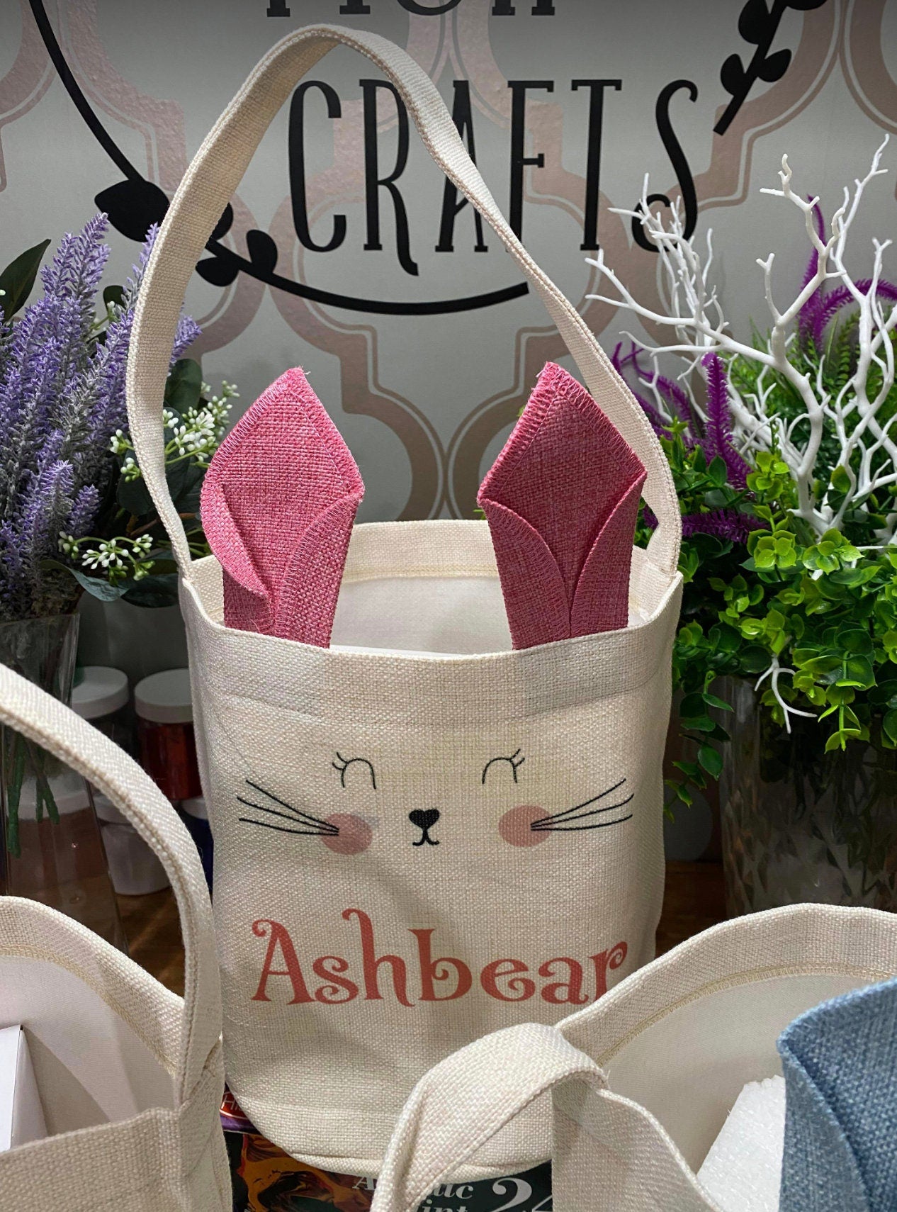 Personalized Bunny Easter Basket