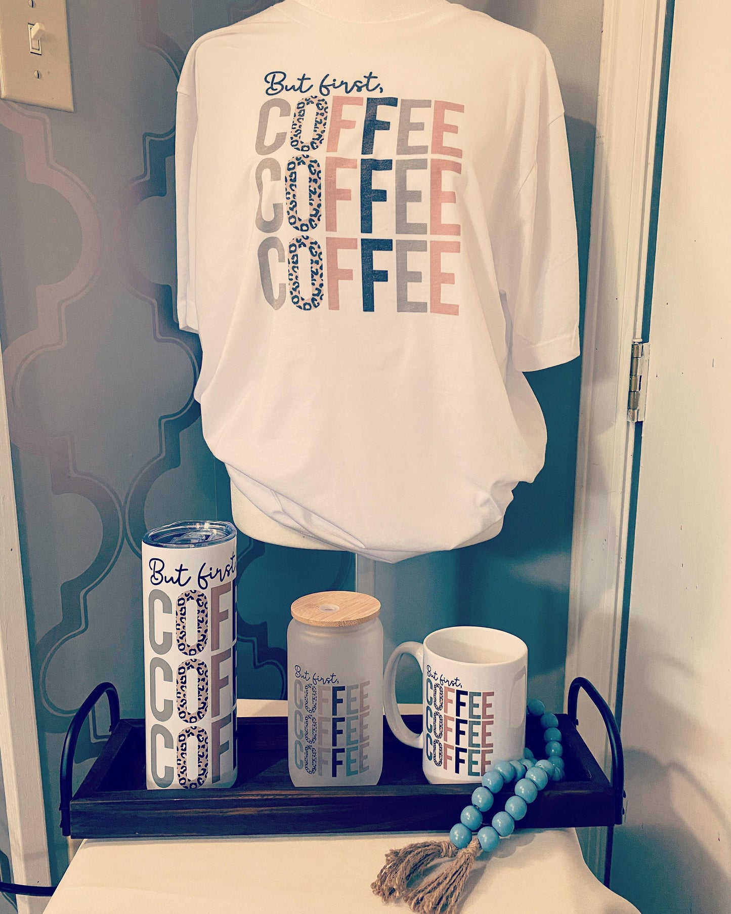 But First Coffee Can Glass