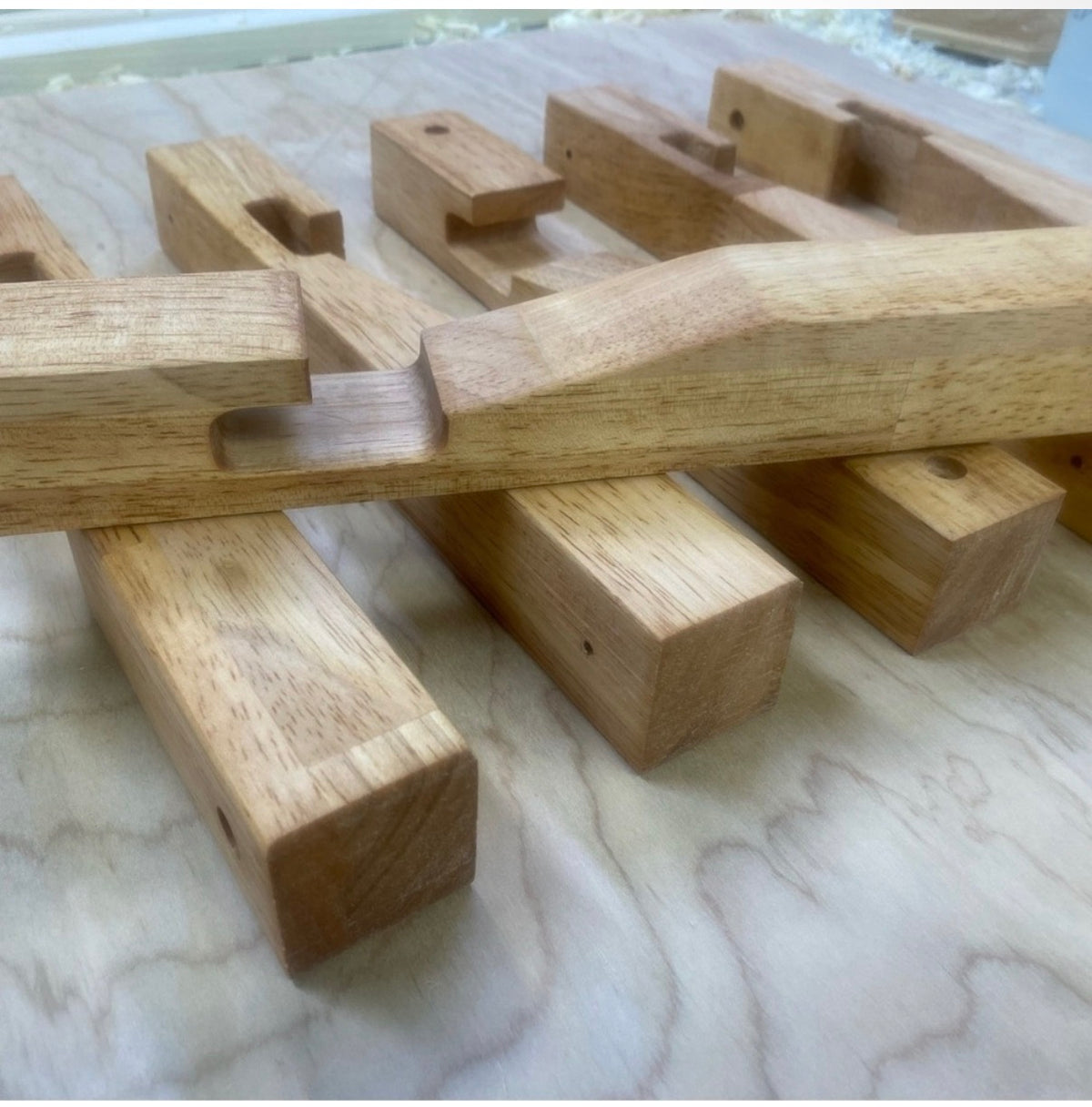 Wooden Clay Pot Holder (1)