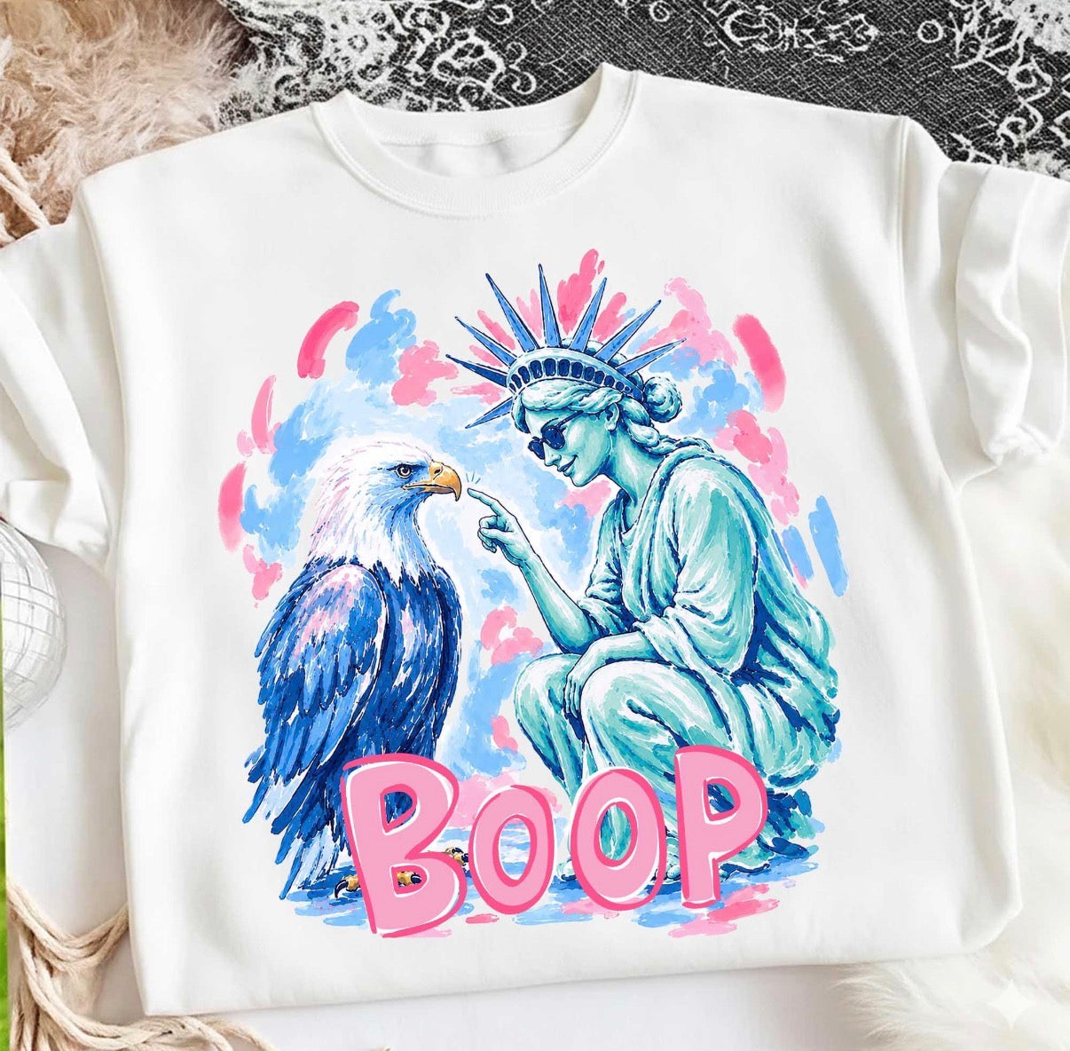 Boop Statue Of Liberty Shirt