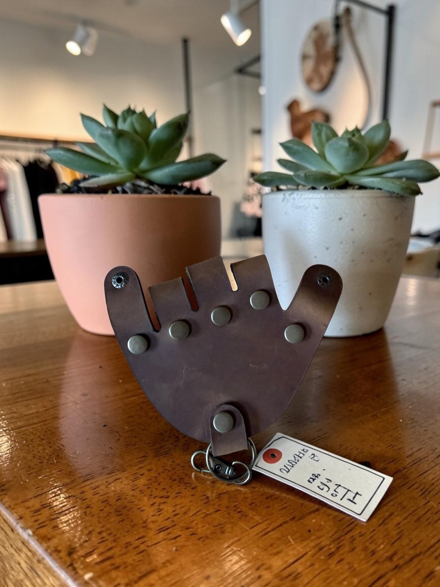 Leather Hand Keychain