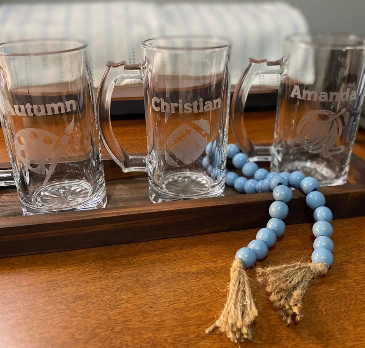 Personalized 16 oz. Stein perfect for glass for beer or root beer floats