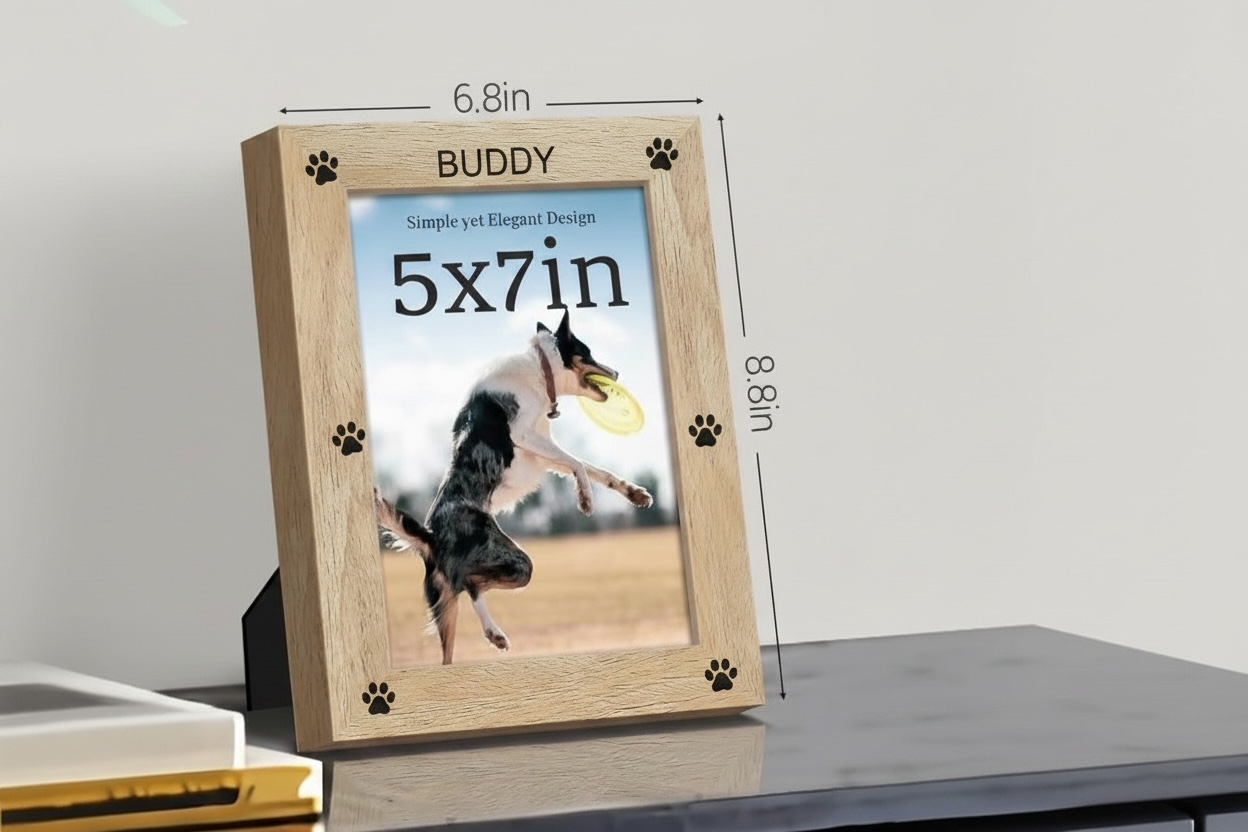 Personalized Wooden Photo Frame 5” x 7”
