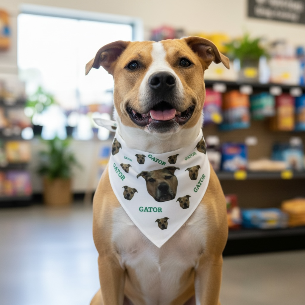 Custom Dog Bandana Scarf