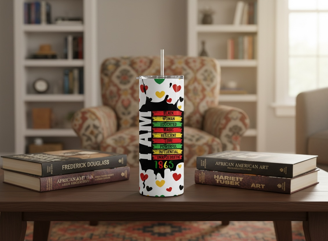 Juneteenth Heart Tumbler