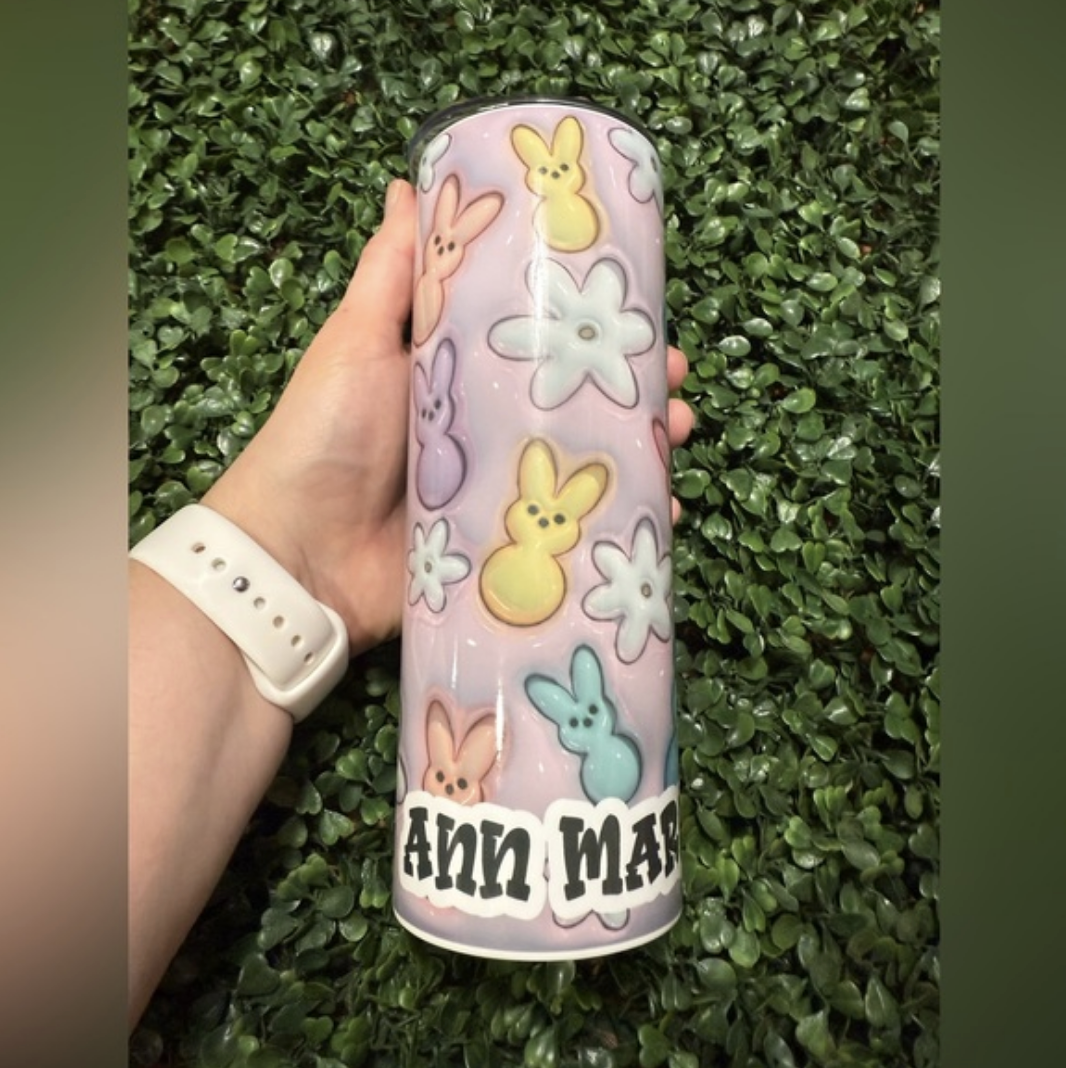 Puffy Peeps Easter Tumbler