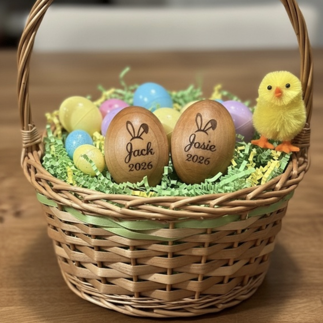 Personalized Easter Wooden Eggs