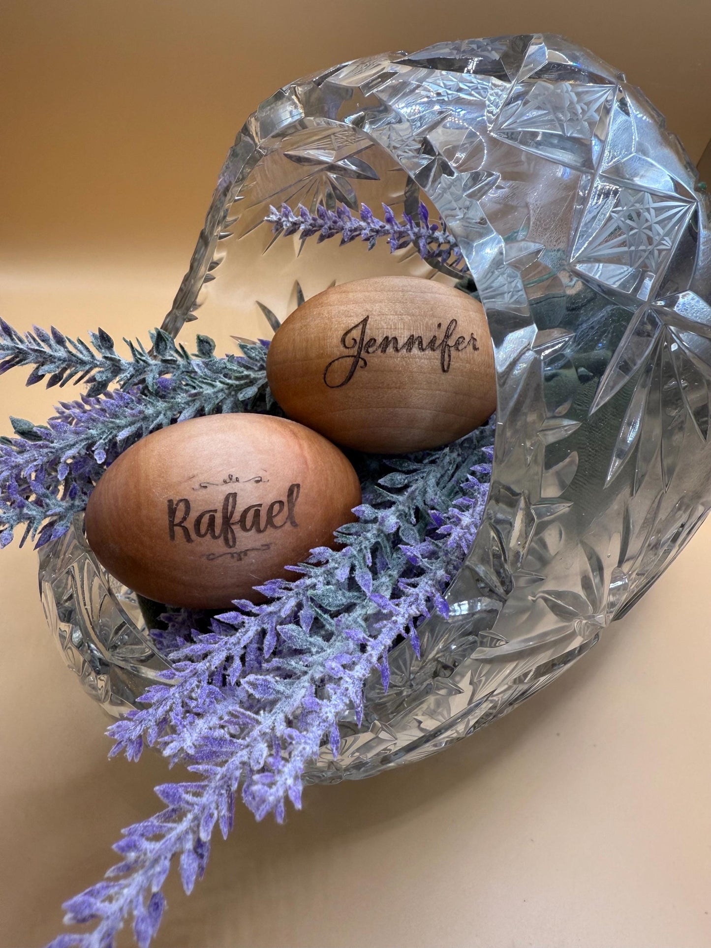 Personalized Easter Wooden Eggs