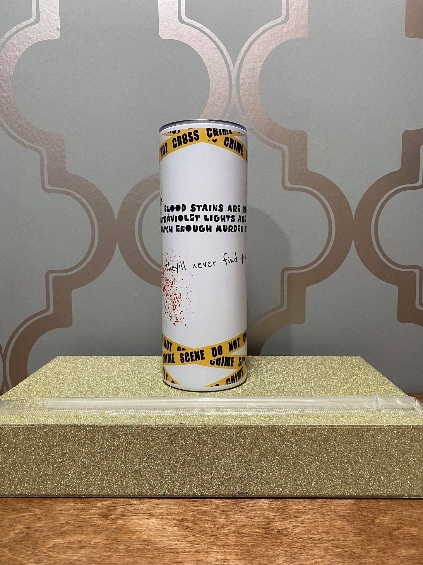 True Crime Glowing Tumbler