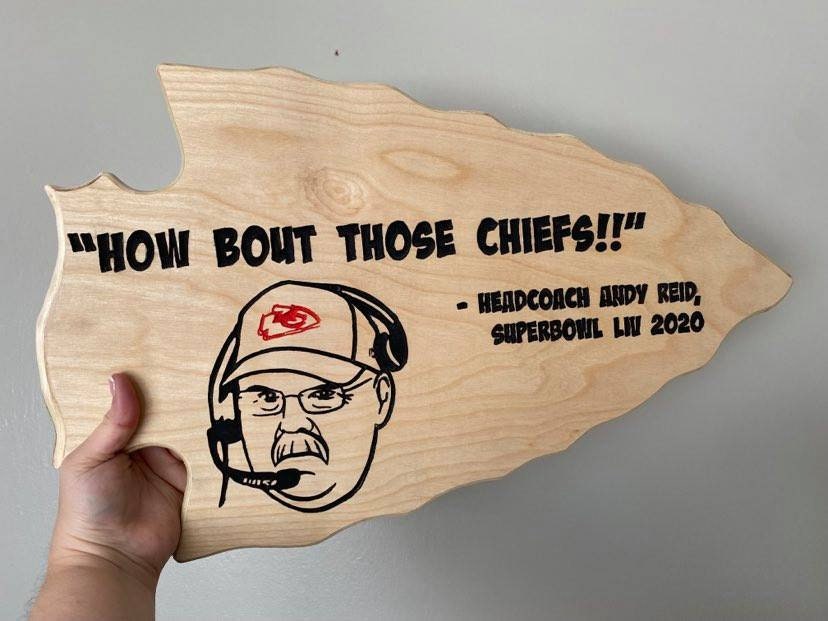 Big Red Arrowhead Wall Art