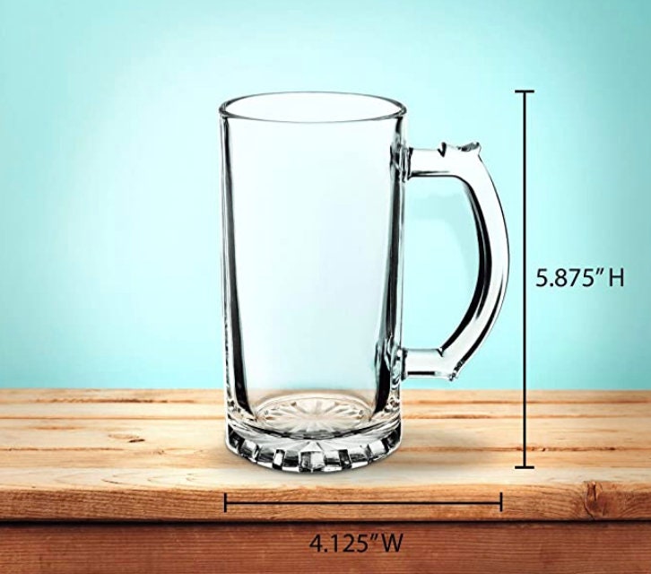 Personalized 16 oz. Stein perfect for glass for beer or root beer floats