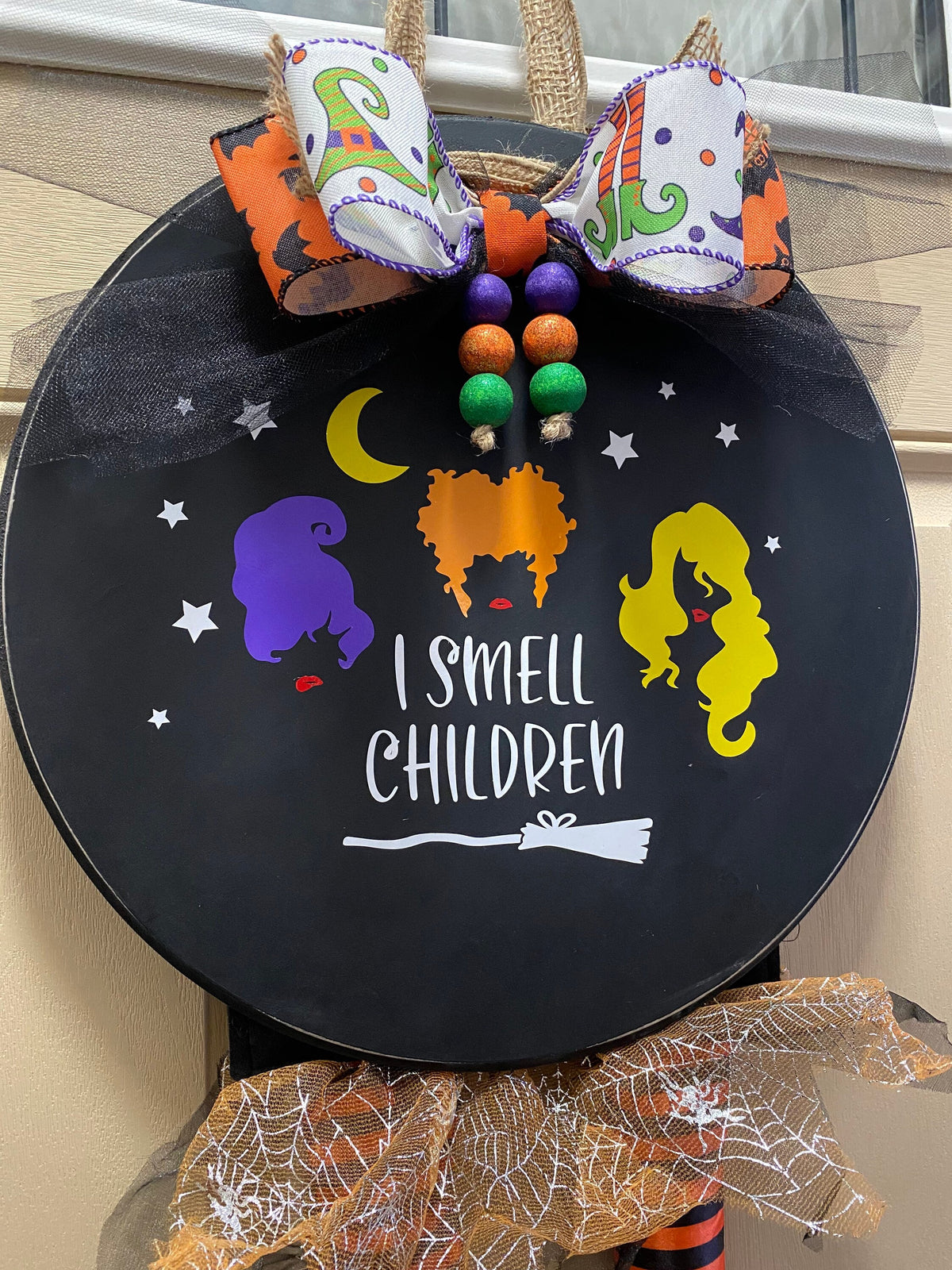 Witchy Halloween Door Sign
