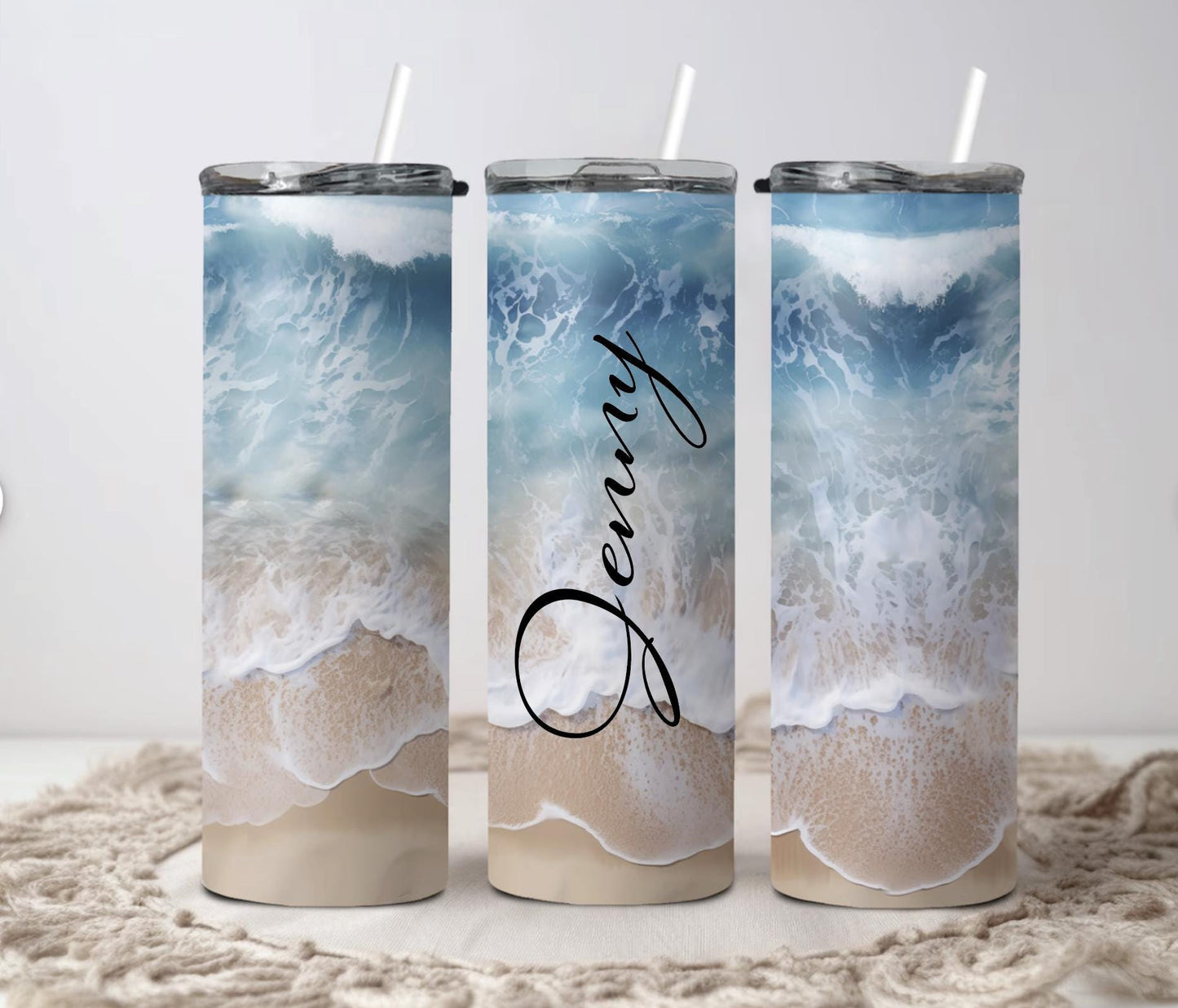Beach Tumbler Personalized