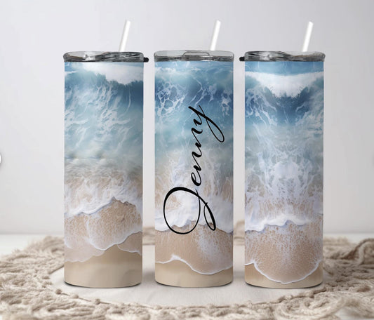 Beach Tumbler Personalized
