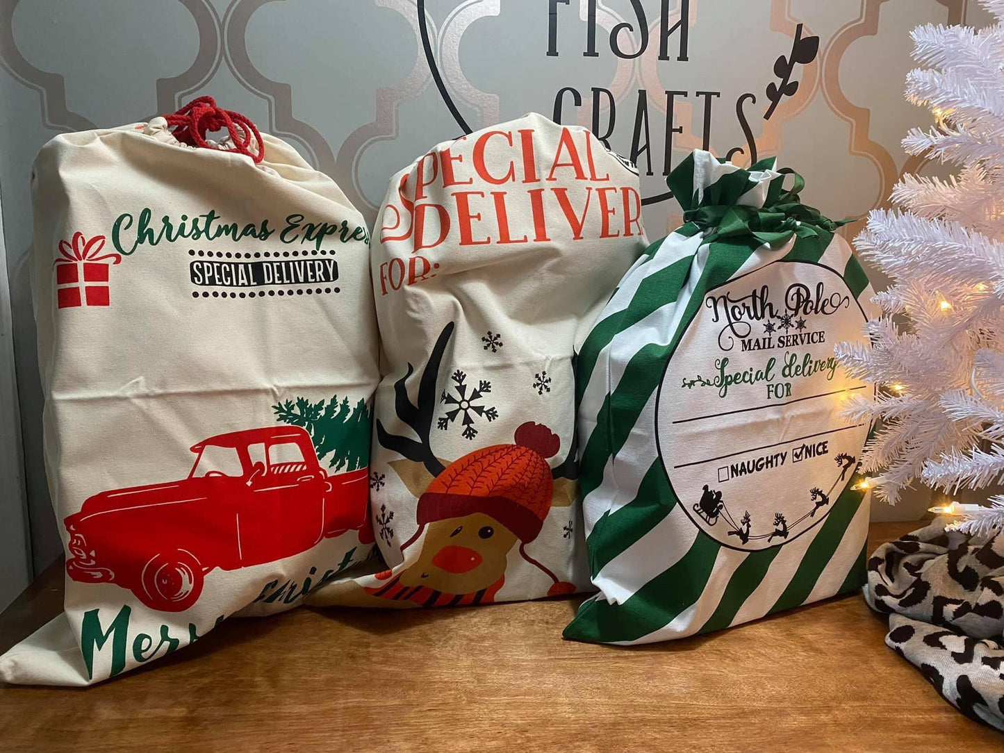 Santa Sack Personalized and Reusable Christmas Present Bag