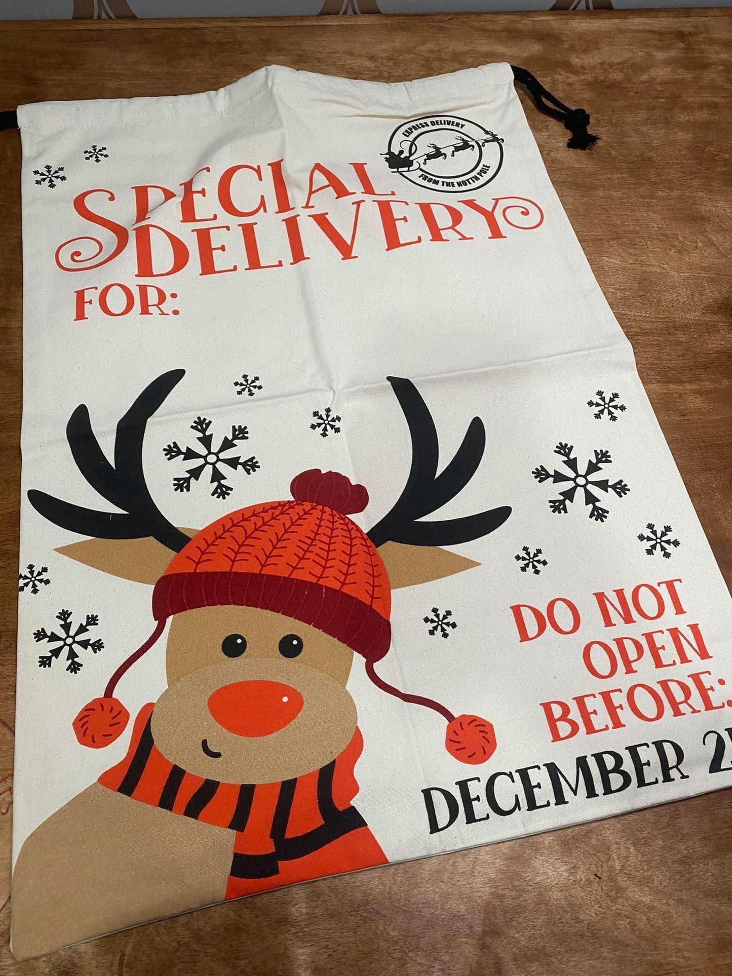 Santa Sack Personalized and Reusable Christmas Present Bag