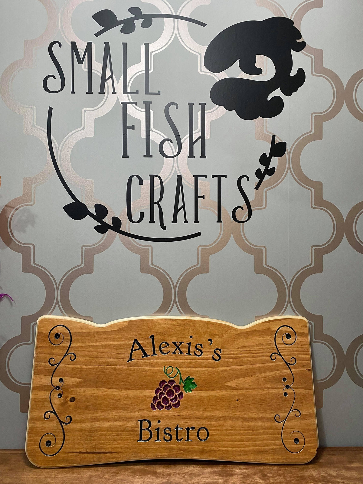 Custom Wood Carved Sign